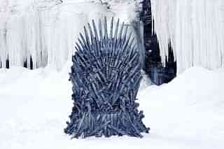 Iron throne in the snow (@GameOfThrones/Twitter)