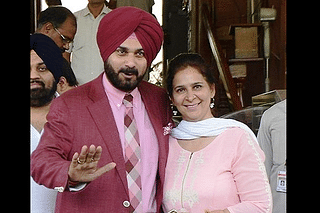 Navjot Singh Sidhu with his wife Navjot Kaur (Facebook)