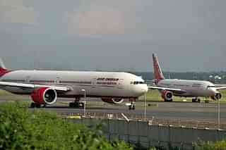 Air India aircraft. (MANANVATSYAYANA/AFP/Getty Images)