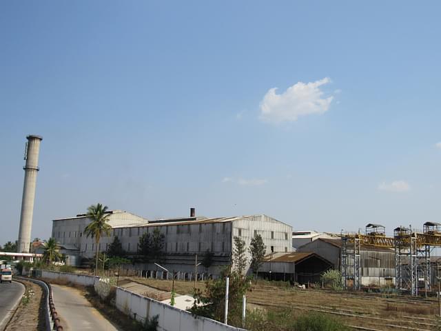 The defunct cooperative sugar factory of Pandavapura town.&nbsp;