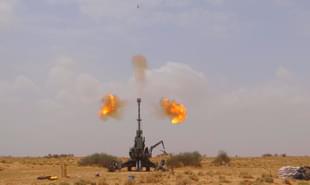 Dhanush artillery gun handed over to the Indian Army today. (Defence Spokesperson/Twitter)