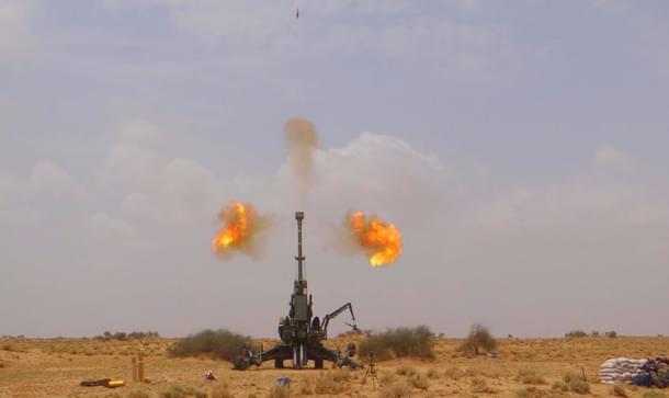 Dhanush artillery gun handed over to the Indian Army today. (Defence Spokesperson/Twitter)