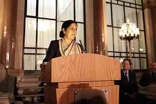 External affairs minister Sushma Swaraj. (Wikimedia Commons)