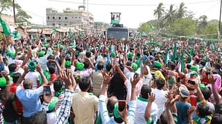 Naveen Patnaik rally in Kendrapara.&nbsp;