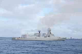 INS Kolkata, a Project 15A - Guided missile destroyer. (Pic Via Indian Navy)