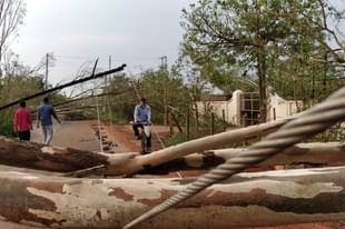 Trail of devastation by the cyclone Fani (@dillip79/Twitter)