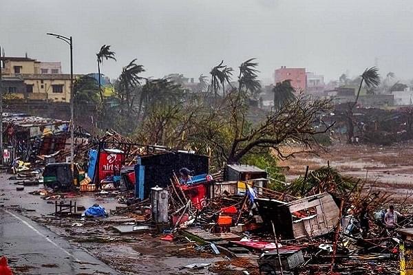 Devastation left behind by Cyclone Fani in Puri (Pic via Twitter)
