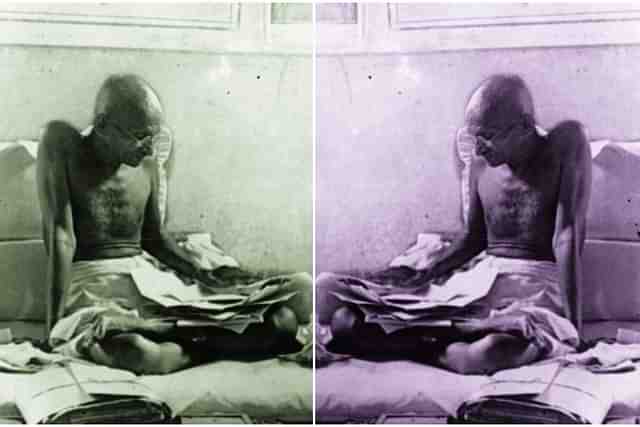 Mahatma Gandhi.