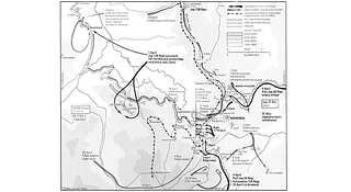 Battle of Kohima: broad disposition of forces. Ref: Richard Natkiel (click to enlarge)