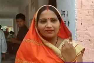 JDU candidate from Siwan, Bihar. (@ndakavitasingh/Facebook)