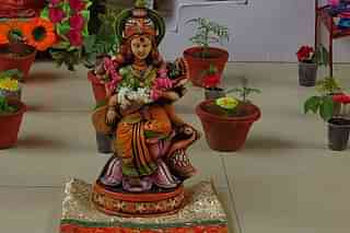 Representative image of a Saraswati idol. (Pic by Siva301in/Wikipedia)