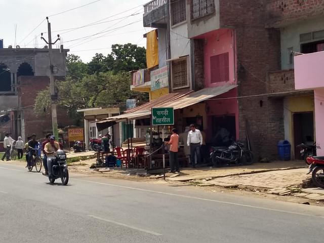 The snacks shop at which Rahul Modanwal works. (Prakhar Gupta/Swarajya)