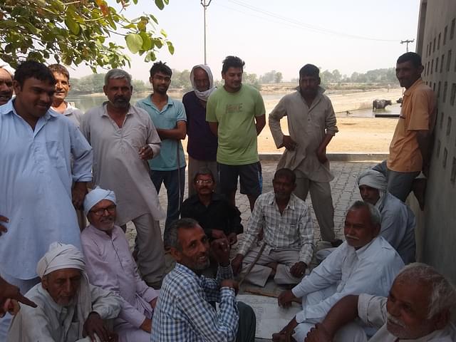 Villagers in Khanda Kheri
