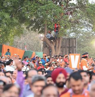 Scenes from PM Modi’s rally in Chandigarh&nbsp;