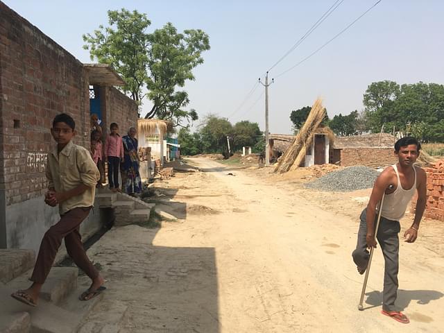 Outside Ram Sharan’s house in village Bibipur