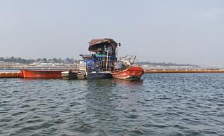 Machinery employed as part of Namami Gange to clean the river everyday