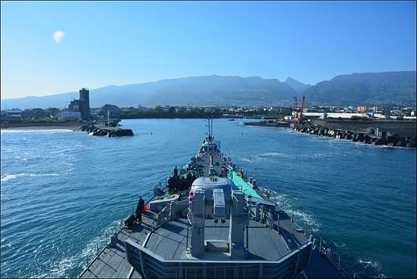 INS Mumbai entering Reunion Islands in the Indian Ocean. (Website/Indian Navy) (Representative Image)