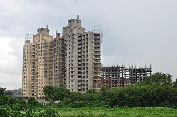 Apartment complexes under construction in Kolkata. (Wikimedia Commons) 