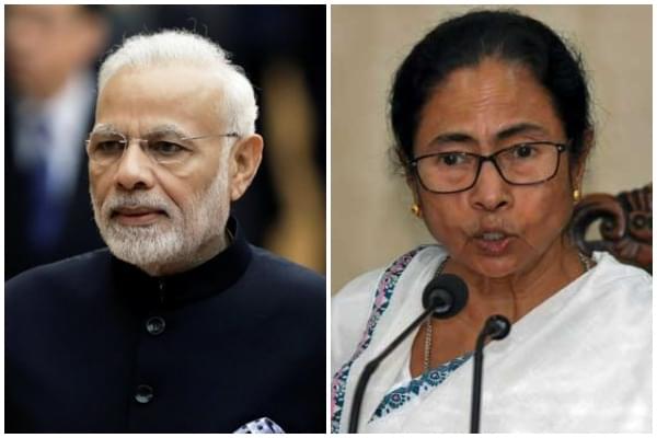 Prime Minister Narendra Modi with Bengal Chief Minister Mamata Banerjee. 