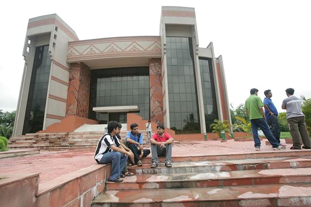 Students at Indian Institute of Management (IIM) Campus in Kolkata, West Bengal. (Photo by Suvashis Mullick/The India Today Group/Getty Images)