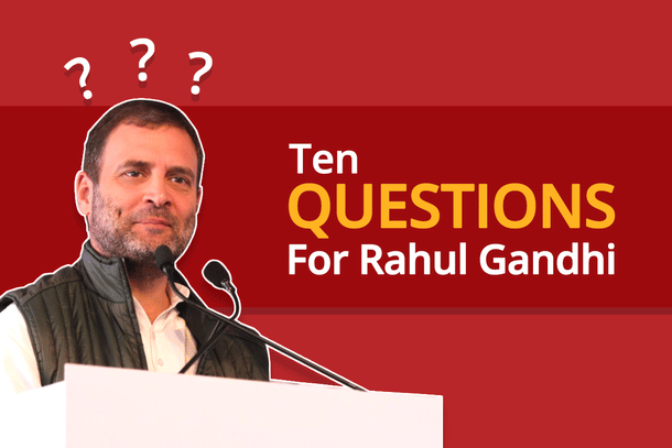 What journalists failed to grill the Congress president about.