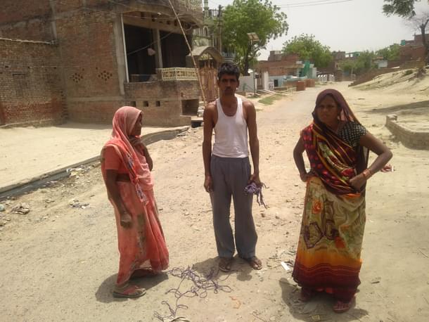 Jeetlal and Basanti Devi in Taquia village. (Prakhar Gupta/Swarajya)