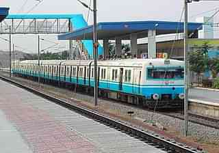 Currently, MMTS ferries around 1.4 to 1.8 lakh passengers daily on its 121 services.(Image via Wikipedia)