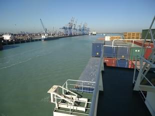 Adani’s Mundra port in Gujarat. (Wikimedia Commons)