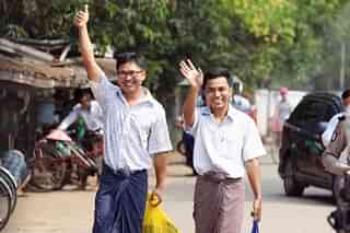 Reuters reporters Wa Lone And Kyaw Soe Oo (@Reuters/Twitter)