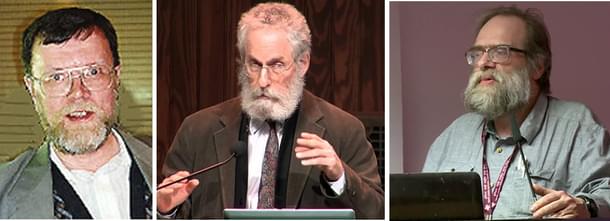 Indologist Wilhelm Halbfass (left) was one of the earliest critic of Pollock’s (centre) ‘Deep Orientalism’. Elst (right) sensitizes Hindus as to how Pollock has grown from strength to strength in ‘academic demonizing of Hinduism’. 