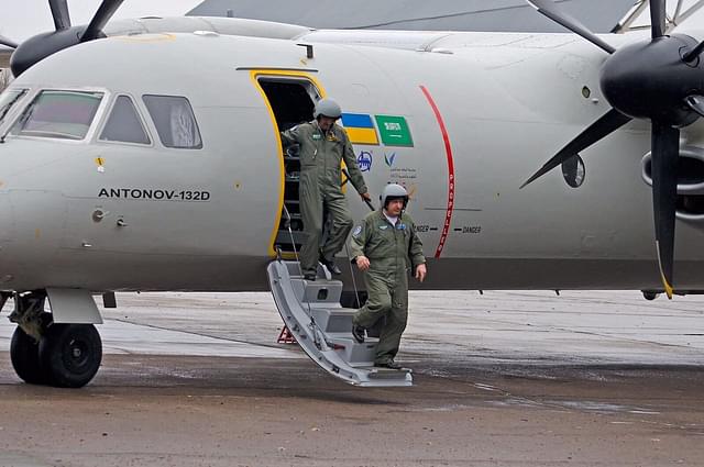 Antonov AN-132 is an advanced multi-purpose military aircraft. (Al Arabiya.net)