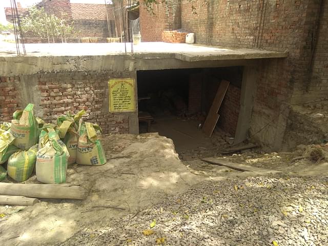 Ravi Kumar’s under-construction house. (Prakhar Gupta/Swarajya)