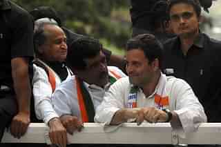 Congress President Rahul Gandhi at a rally. (Pic Via Wikimedia Commons)