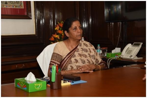 Finance Minister Nirmala Sitharaman (@FinMinIndia/Twitter.com) 