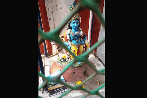 Bible smuggled beside Lord Krishna vigraha in a Hindu temple in Triplicane Chennai