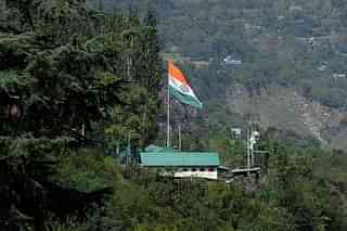 The national flag at Uri HQ of the Indian Army (TAUSEEF MUSTAFA/AFP/Getty Images)