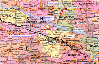  Alignment of the Gorakhpur Link Expressway. (UPEIDA)