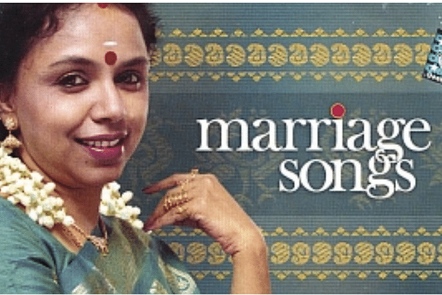 Cover of Sudha Raghunathan’s Marriage Songs Album.
