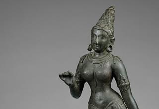(A bronze image of Parvathi, circa 11-13th century CE)