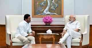 Andhra CM Jaganmohan Reddy with PM Narendra Modi (@Iamtssudhir/Twitter)