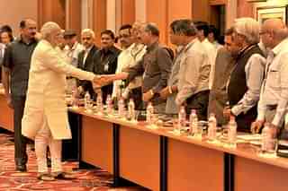 PM Modi’s meeting with Secretaries of the Government of India. (Pic Via narendramodi.in)