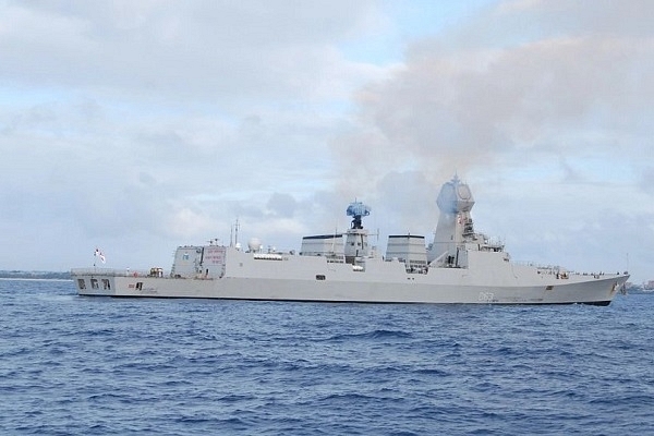 Representative image of an Indian Navy destroyer(Pic Via Indian Navy)