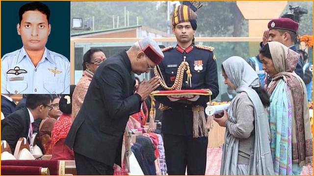 Garud commando Corporal Jyoti Prakash Nirala was martyred in Kashmir’s Bandipora by terrorists. He was awarded highest peacetime gallantry award Ashok Chakra (pic via Twitter)