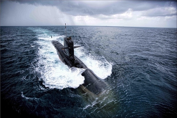 Scorpene Class Submarine INS Kalvari during firing trials in 2017 (Representative Image) (Pic Via Indian Navy Website)