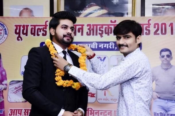 Investigators found him to be felicitated by various organisations in different states because of his fake bio-data and ability to speak. (image via Abhay Meena/Facebook)