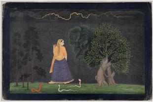 Abhisarika Nayika (Wikimedia Commons) 