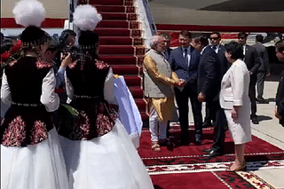 PM Modi in Bishkek. (@PMOIndia)