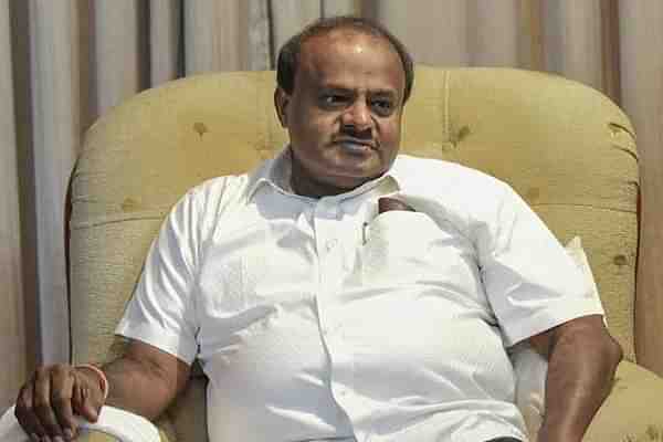 Karnataka Chief Minister H D Kumaraswamy (Pic Via Twitter)