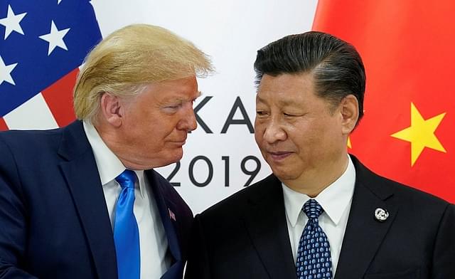 US President Donald Trump and Chinese President Xi Jinping. (via Twitter)&nbsp;