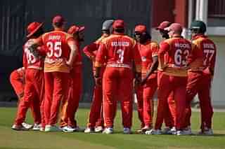 A picture of the Zimbabwean cricket team. (@zimlive/Twitter)